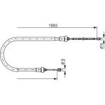 Handbremsseil li/re 1987482233