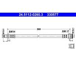 ATE Bremsschlauch 24.5112-0260.3 ATE Bremsschlauch 24.5112-0260.3