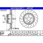 ATE Bremsscheibe 24.0132-0147.1