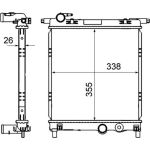 Kühler, Motorkühlung CR 831 000S Kühler, Motorkühlung CR 831 000S