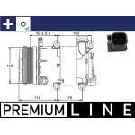 ACP 864 000P MAHLE Klimakompressor 864 000P, 12 V, 7VS16ic, R1234yf/R134a – u. a. für Ford Focus II (DA_, HCP, DP), II Turnier FFS, DS), II Kasten/Kombi – OE Nummer 1333040 - l ACP 864 000P MAHLE Klimakompressor 864 000P, 12 V, 7VS16ic, R1234yf/R134a – u. a. für Ford Focus II (DA_, HCP, DP), II Turnier FFS, DS), II Kasten/Kombi – OE Nummer 1333040 - l
