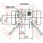 TRW Radbremszylinder BWD182 TRW Radbremszylinder BWD182