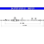 ATE Handbremsseil 24.3727-2121.2 ATE Handbremsseil 24.3727-2121.2