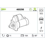 Valeo Anlasser 460298