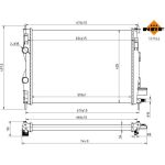 Kühler, Motorkühlung 53756A Kühler, Motorkühlung 53756A