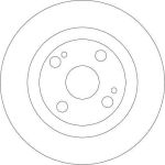83 482 021 Bremsscheibe HA DF4278