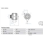 Lichtmaschine 0 986 082 320