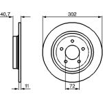 Bremsscheibe 0 986 479 C69 Bremsscheibe 0 986 479 C69
