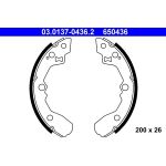 ATE Bremsbacken 03.0137-0436.2