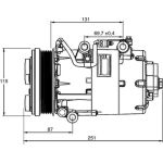 ACP 868 000P MAHLE Klimakompressor 868 000P, 12 V, 7VS16ic, R1234yf/R134a – u. a. für Ford C-Max (DM2), Focus (DM2), II (DA_, HCP, DP) – OE Nummer 1405865 - l ACP 868 000P MAHLE Klimakompressor 868 000P, 12 V, 7VS16ic, R1234yf/R134a – u. a. für Ford C-Max (DM2), Focus (DM2), II (DA_, HCP, DP) – OE Nummer 1405865 - l