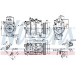Nissens Klimakompressor PKW 890070