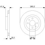 Bremsscheibe VA 0 986 479 346 Bremsscheibe VA 0 986 479 346