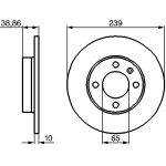 Bremsscheibe VA 0 986 478 010 Bremsscheibe VA 0 986 478 010