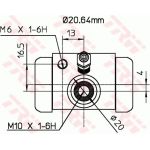 TRW Bremsrolle BWF312