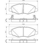 Bosch Bremsbelagsatz 0 986 494 326 Bosch Bremsbelagsatz 0 986 494 326