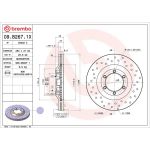 Brembo Bremsscheibe 09.B267.1X Brembo Bremsscheibe 09.B267.1X
