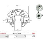 Gleichrichter, Generator ARC9075S Gleichrichter, Generator ARC9075S