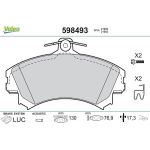 Valeo Bremsbelagsatz 598493