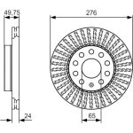 Bremsscheibe 0 986 479 C47 Bremsscheibe 0 986 479 C47