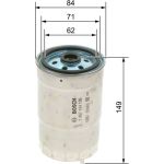 Kraftstofffilter 1457434106 Kraftstofffilter 1457434106