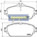 Japanparts Bremsbeläge PA-0529AF Japanparts Bremsbeläge PA-0529AF
