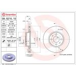 Brembo Bremsscheibe Vorderachse 09.5215.10 Brembo Bremsscheibe Vorderachse 09.5215.10