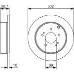 Bremsscheibe 0 986 479 532 Bremsscheibe 0 986 479 532