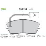 Valeo Bremsbelagsatz 598131 Valeo Bremsbelagsatz 598131