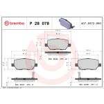 BREMBO Bremsklötze HA P 28 078