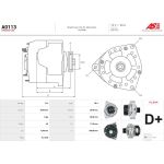 A0113 AS-PL Lichtmaschine (Generator) A0113 A0113 AS-PL Lichtmaschine (Generator) A0113