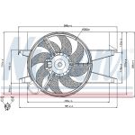 Nissens Kühlerlüfter PKW 85032 Nissens Kühlerlüfter PKW 85032