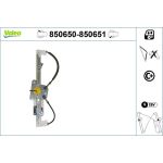VALEO 850650 Fensterheber VALEO 850650 Fensterheber