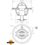 Thermostat, Kühlmittel 725180 Thermostat, Kühlmittel 725180