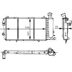 MAHLE Kühler, Motorkühlung CR 427 000S MAHLE Kühler, Motorkühlung CR 427 000S