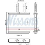 Nissens Heizungskühler PKW 76504 Nissens Heizungskühler PKW 76504