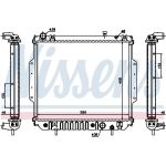 Nissens Wasserkühler PKW 61020A Nissens Wasserkühler PKW 61020A