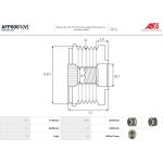 AFP0001(V) AS-PL Lichtmaschinenfreilauf AFP0001(V) AFP0001(V) AS-PL Lichtmaschinenfreilauf AFP0001(V)