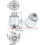 NISSENS Druckschalter, Klimaanlage 301035 NISSENS Druckschalter, Klimaanlage 301035