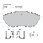Valeo Bremsbelagsatz 598428 Valeo Bremsbelagsatz 598428