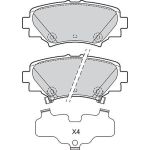 Valeo Bremsbelagsatz 601736