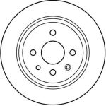 TRW Bremsscheibe DF2614 TRW Bremsscheibe DF2614