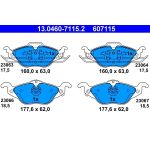 Bremsbelagsatz Opel P. Astra G 13.0460-7115.2 Bremsbelagsatz Opel P. Astra G 13.0460-7115.2