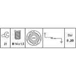 HELLA Öldruckschalter 6ZL 009 600-051 HELLA Öldruckschalter 6ZL 009 600-051