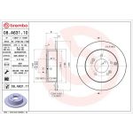 94 482 003 Bremsscheibe HA 08.A631.11 94 482 003 Bremsscheibe HA 08.A631.11