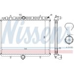 Nissens Wasserkühler PKW 63621A Nissens Wasserkühler PKW 63621A