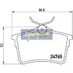 Japanparts Bremsbeläge PP-0600AF Japanparts Bremsbeläge PP-0600AF