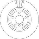 TRW Bremsscheibe BMW 1/2/3/4 10 DF6602S TRW Bremsscheibe BMW 1/2/3/4 10 DF6602S