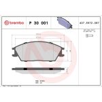 BREMBO Bremsklötze VA P 30 001 BREMBO Bremsklötze VA P 30 001
