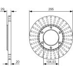 Bosch Bremsscheibe 0 986 479 U33 Bosch Bremsscheibe 0 986 479 U33