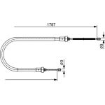 Handbremsseil 1987482410 Handbremsseil 1987482410
